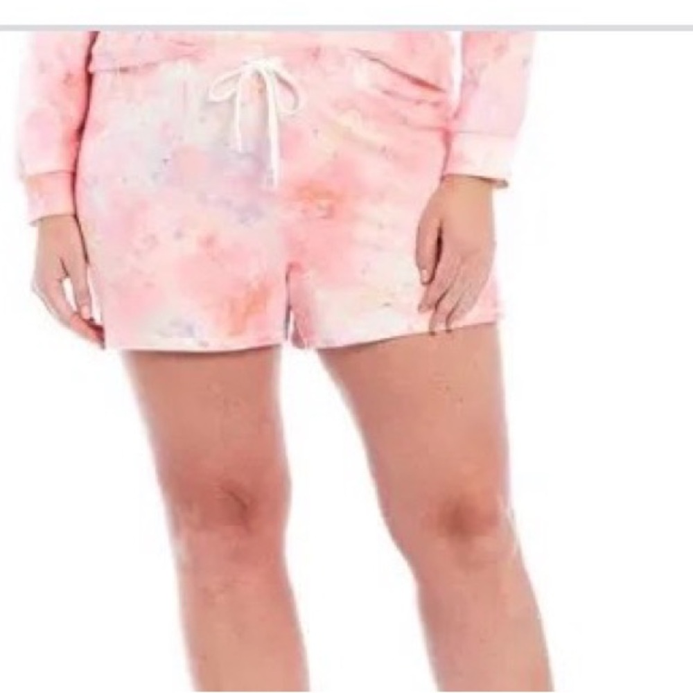 P.J. Salvage Pink Tie-Dye Shorts